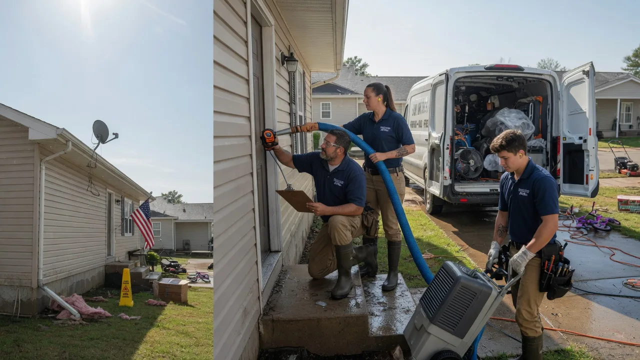 Ceiling Water Damage Restoration in Huntersville, NC near me
